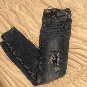 Abercrombie girls jean leggings slim size 11/12
